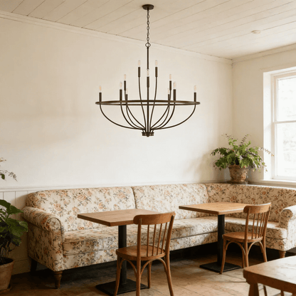Maxwell Crystal Chandelier - Elegant Design with Adjustable Height