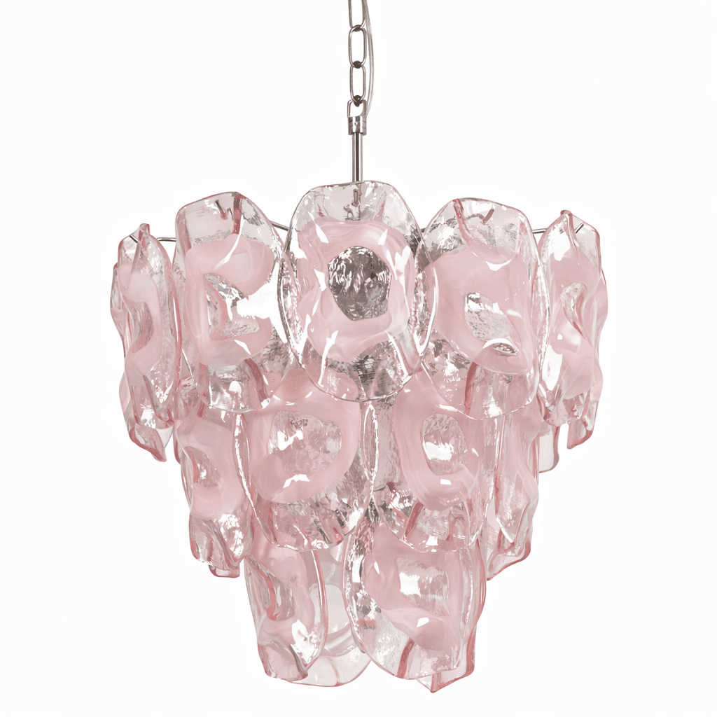 Frostelle Modern Glass Chandelier - Elegant Design, Adjustable Height