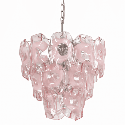 Frostelle Modern Glass Chandelier - Elegant Design, Adjustable Height