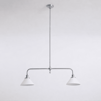 Elegant Heirloom Chandelier - Crystal Accents & Adjustable Height