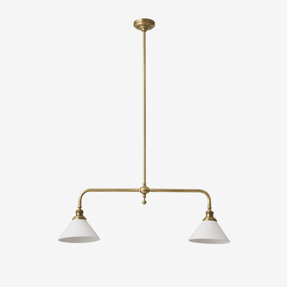 Elegant Heirloom Chandelier - Crystal Accents & Adjustable Height