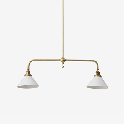 Elegant Heirloom Chandelier - Crystal Accents & Adjustable Height