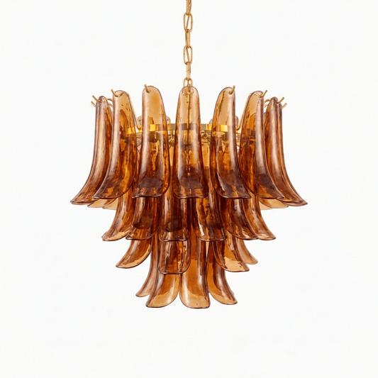 Emberwave Glass Chandelier - Modern Design with Adjustable Brightness