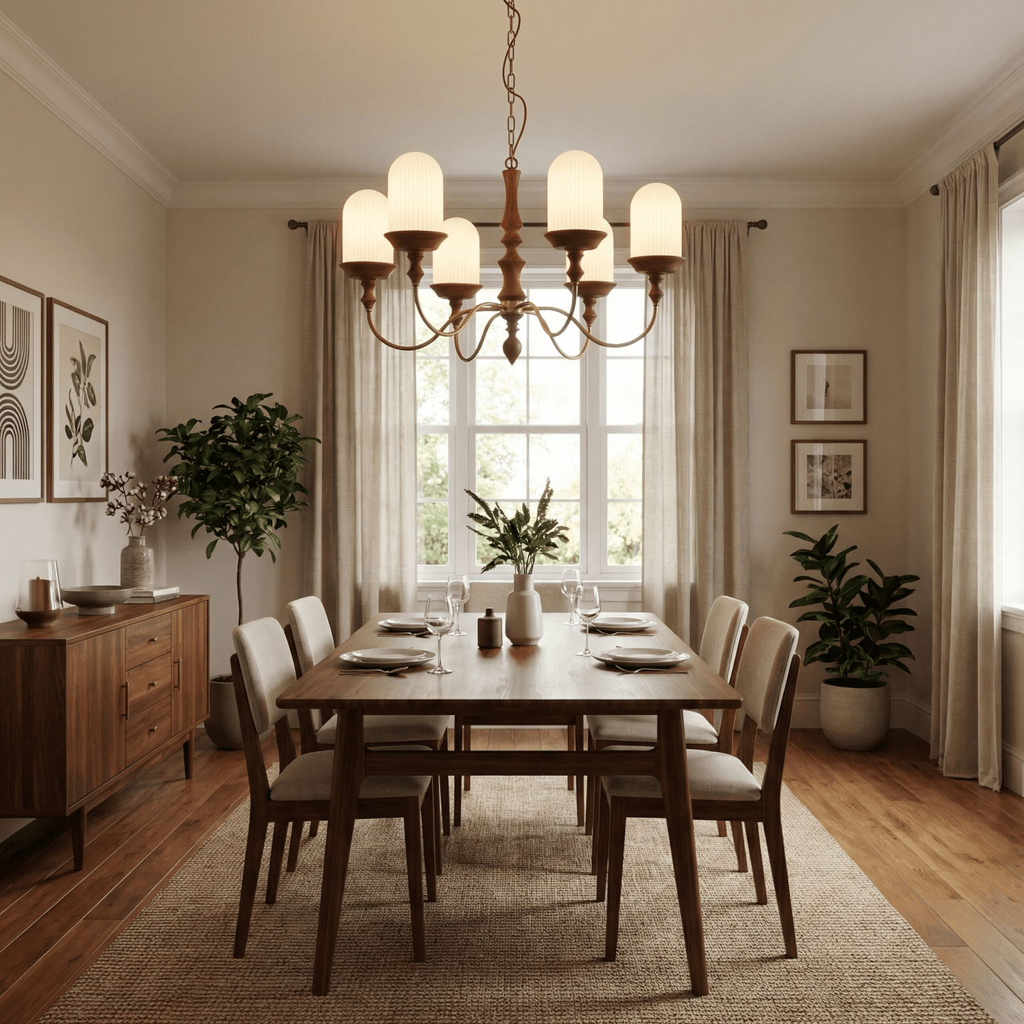 Lyra Constellation Chandelier - Elegant Design with Adjustable Height