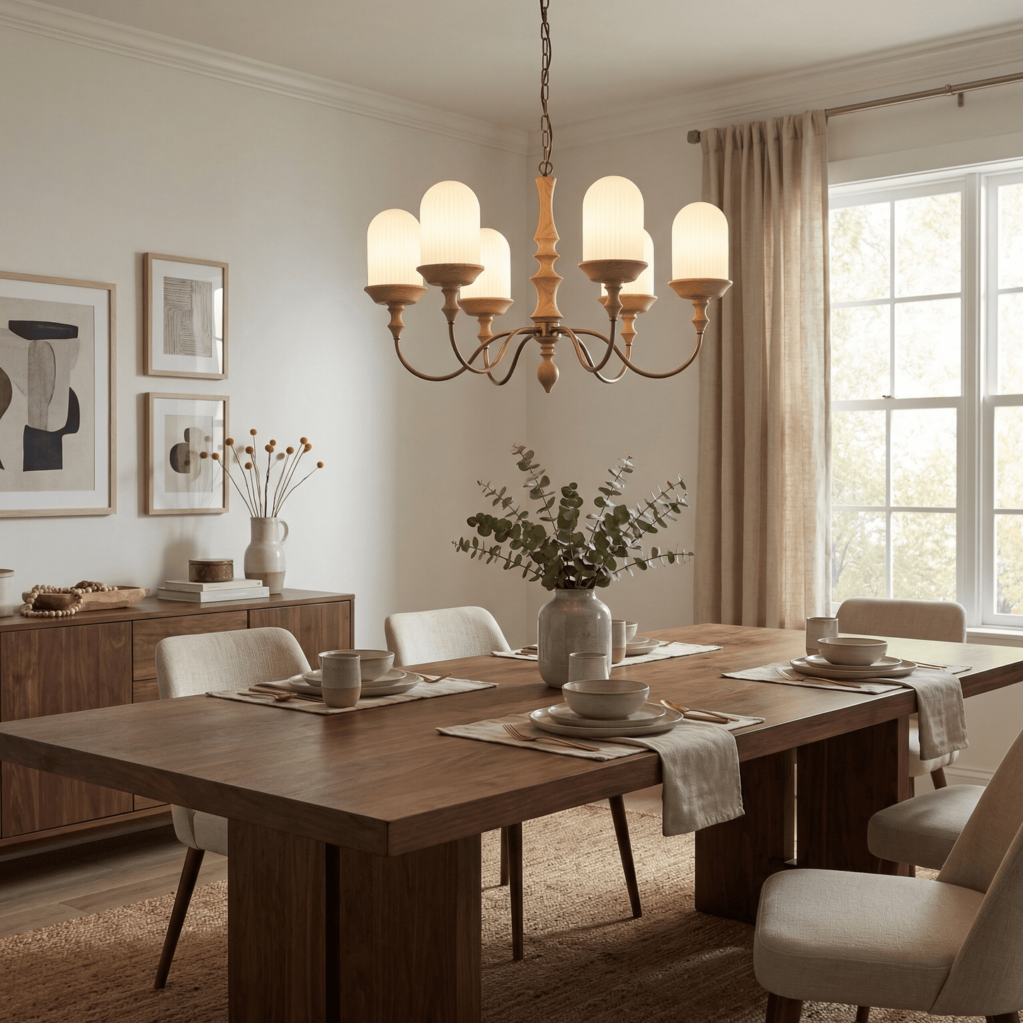 Lyra Constellation Chandelier - Elegant Design with Adjustable Height
