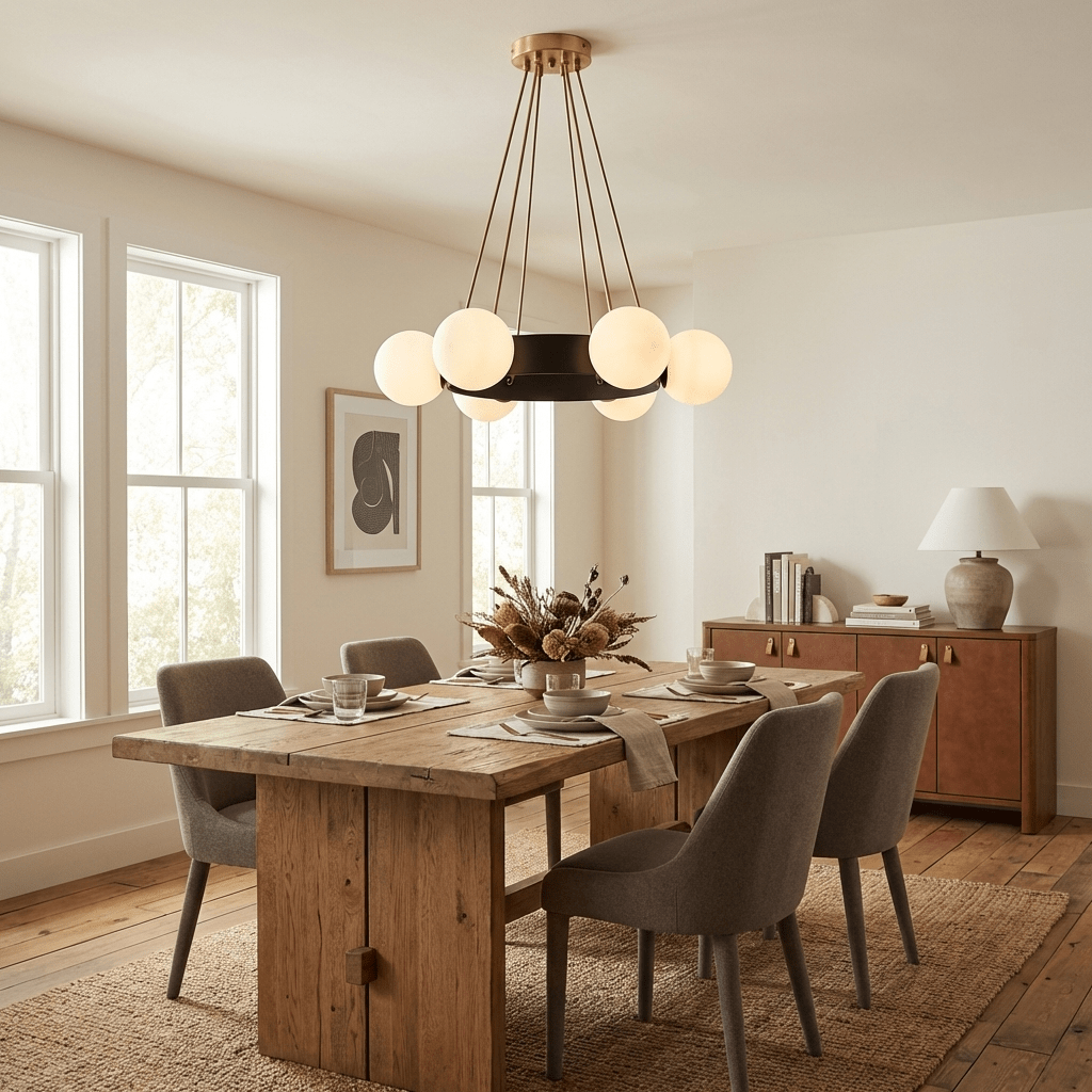 Solara Ring Chandelier - Modern Design with Dimmable LED Lighting