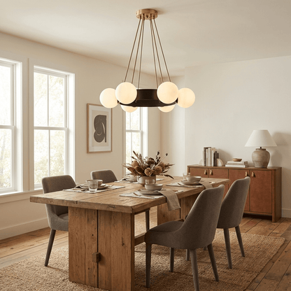 Solara Ring Chandelier - Modern Design with Dimmable LED Lighting
