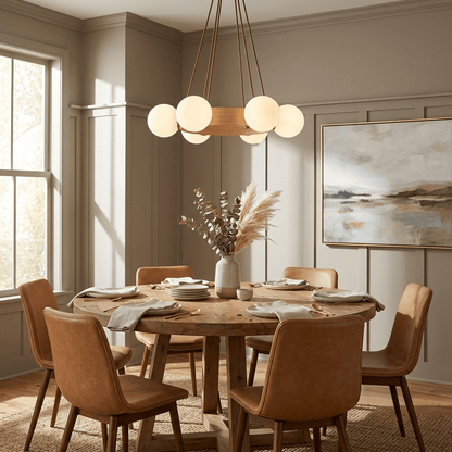 Solara Ring Chandelier - Modern Design with Dimmable LED Lighting