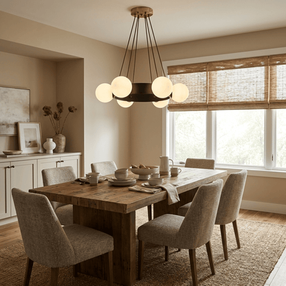 Solara Ring Chandelier - Modern Design with Dimmable LED Lighting