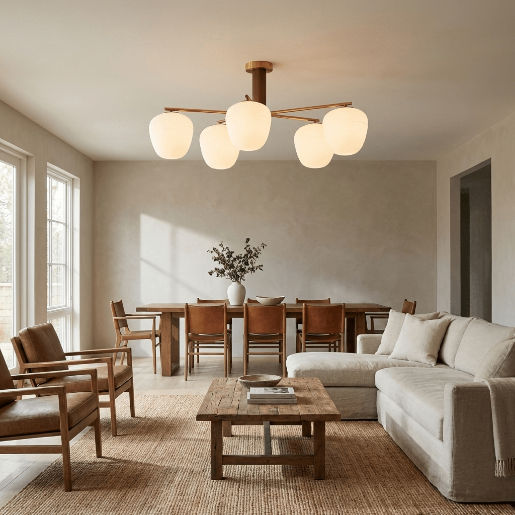 Auren Branch Ceiling Light - Adjustable Arms, Energy Efficient Design