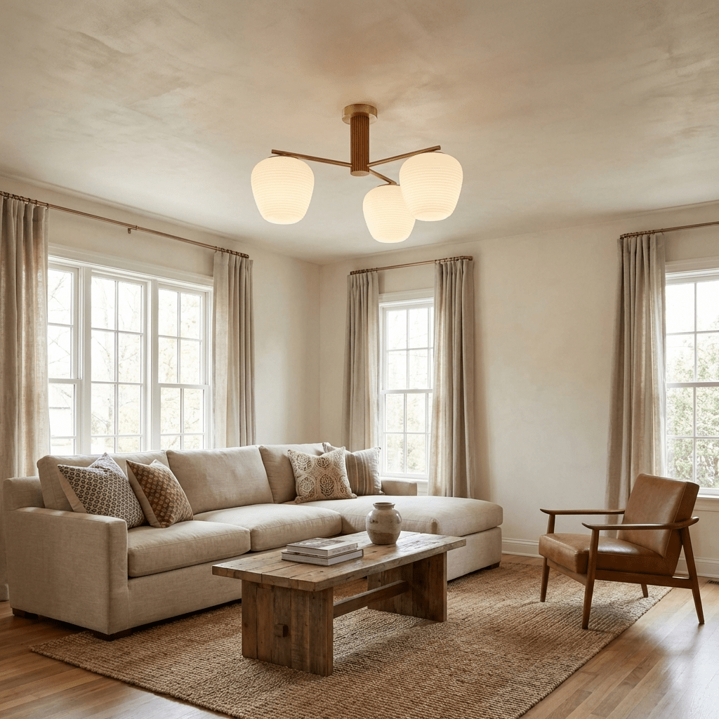 Auren Branch Ceiling Light - Adjustable Arms, Energy Efficient Design