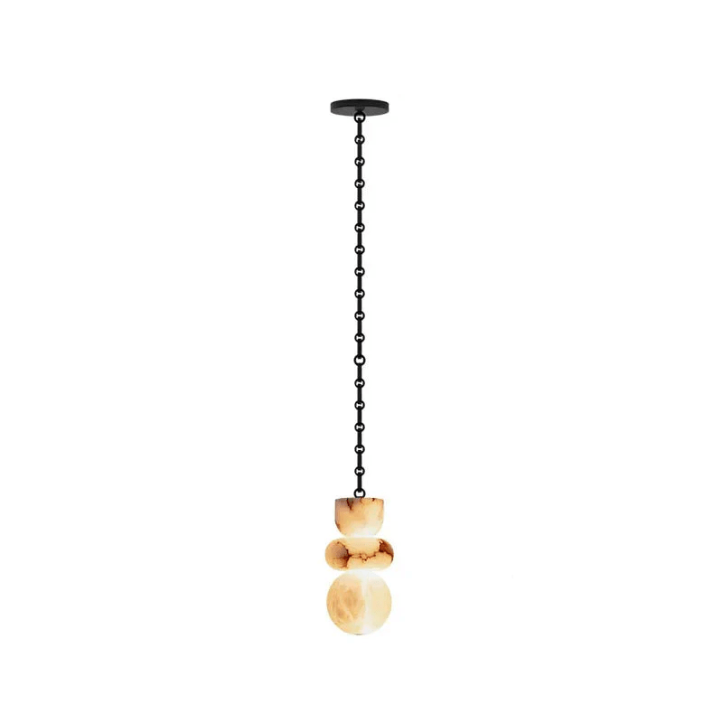 Orba Chain Chandelier - Elegant Design with Adjustable Height & Dimmab