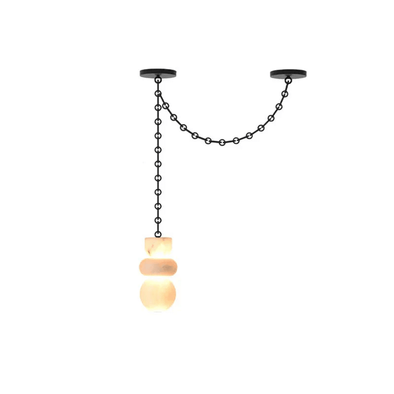 Orba Chain Chandelier - Elegant Design with Adjustable Height & Dimmab