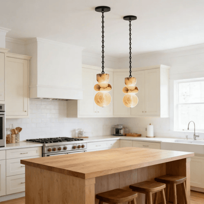 Orba Chain Chandelier - Elegant Design with Adjustable Height & Dimmab
