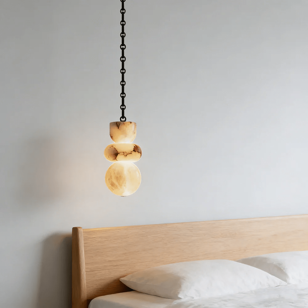 Orba Chain Chandelier - Elegant Design with Adjustable Height & Dimmab