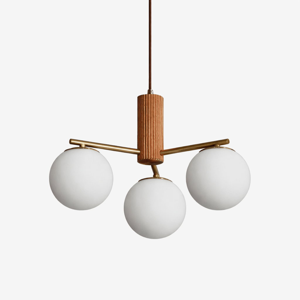 Solvyn Globe Chandelier - Modern Design with Adjustable Height & LED C
