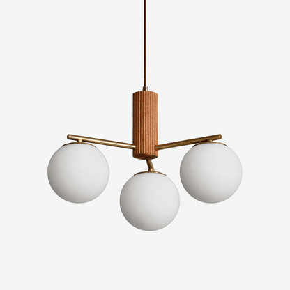 Solvyn Globe Chandelier - Modern Design with Adjustable Height & LED C