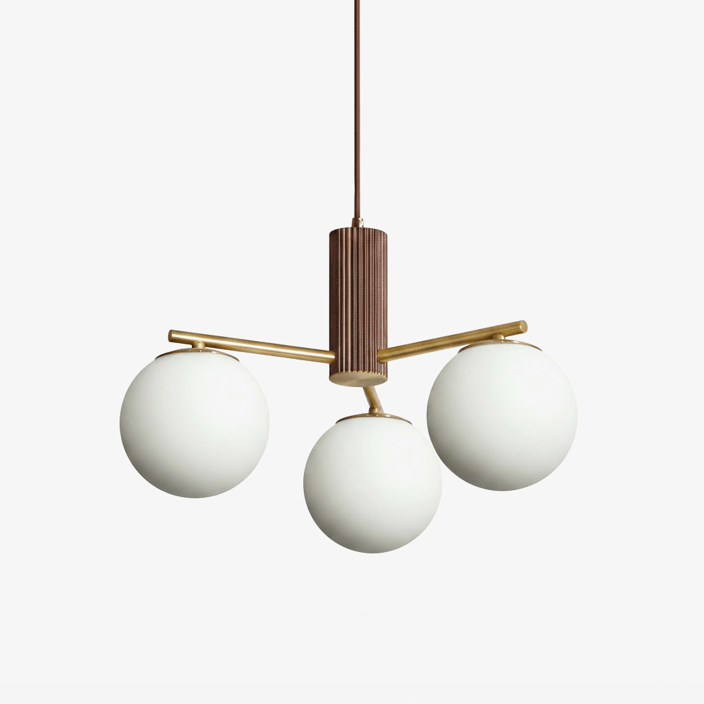 Solvyn Globe Chandelier - Modern Design with Adjustable Height & LED C