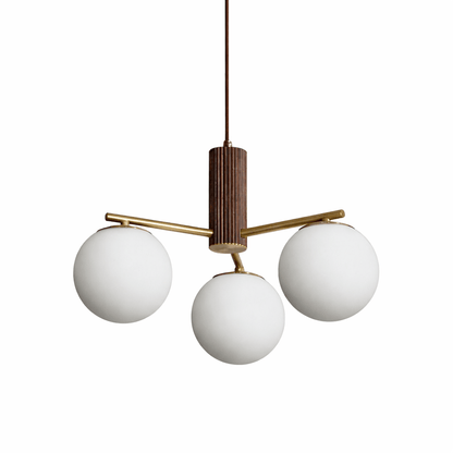 Solvyn Globe Chandelier - Modern Design with Adjustable Height & LED C