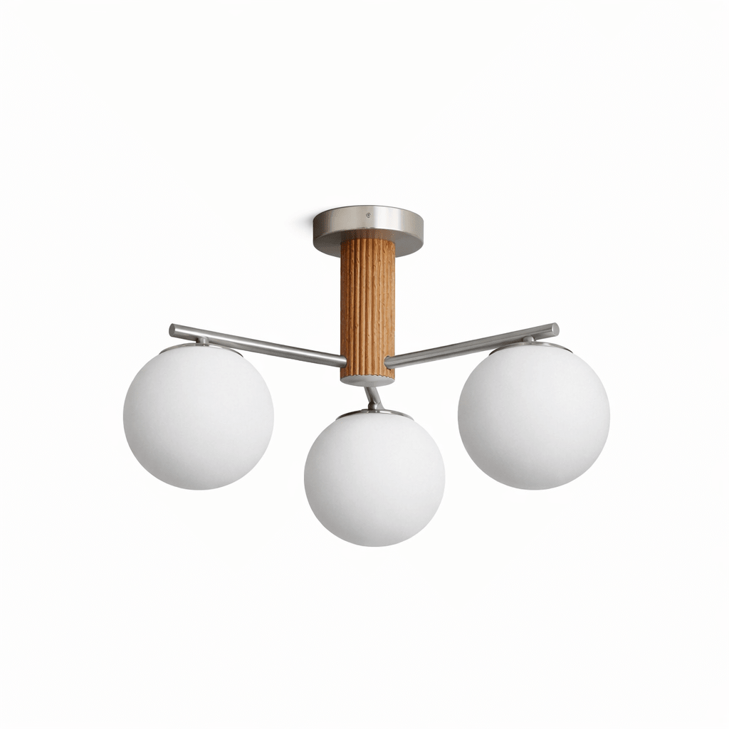 Solvyn Globe Chandelier - Modern Design with Adjustable Height & LED C