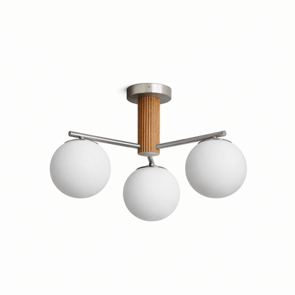 Solvyn Globe Chandelier - Modern Design with Adjustable Height & LED C