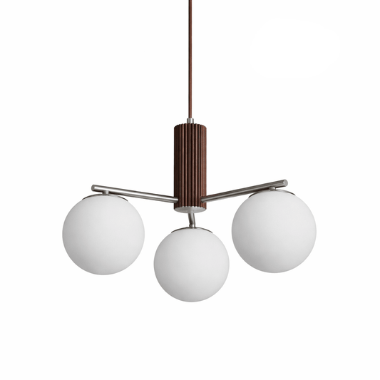 Solvyn Globe Chandelier - Modern Design with Adjustable Height & LED C