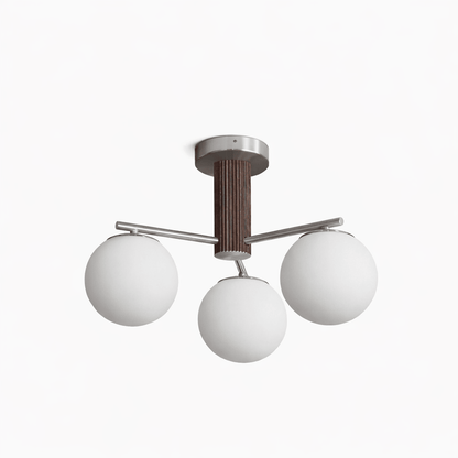 Solvyn Globe Chandelier - Modern Design with Adjustable Height & LED C