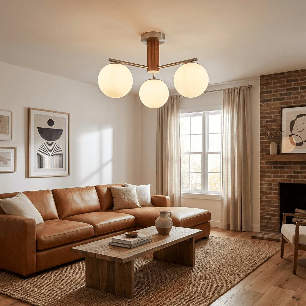 Solvyn Globe Chandelier - Modern Design with Adjustable Height & LED C