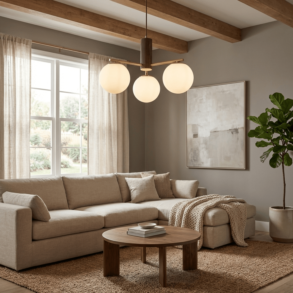 Solvyn Globe Chandelier - Modern Design with Adjustable Height & LED C