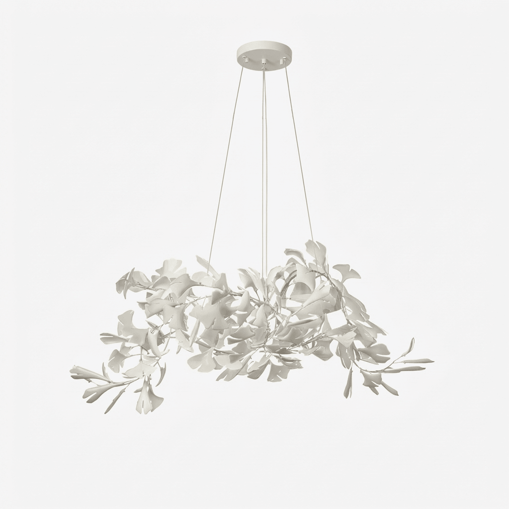 Gingko Bouquet Chandelier - Elegant Design with Adjustable Brightness