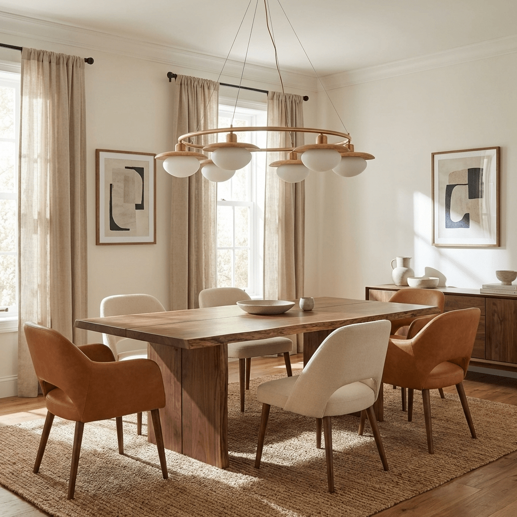 Aurelin Halo Chandelier - Modern Design with Dimmable LED Light