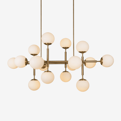 Orbelis Globe Chandelier - Elegant Design with Adjustable Height & LED