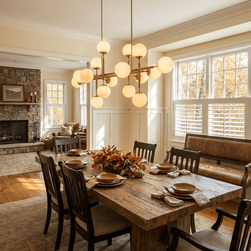 Orbelis Globe Chandelier - Elegant Design with Adjustable Height & LED