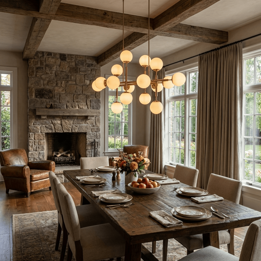 Orbelis Globe Chandelier - Elegant Design with Adjustable Height & LED