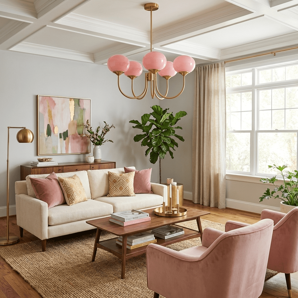 Elegant Marshmallow Chandelier - Adjustable Height, Soft Warm Light