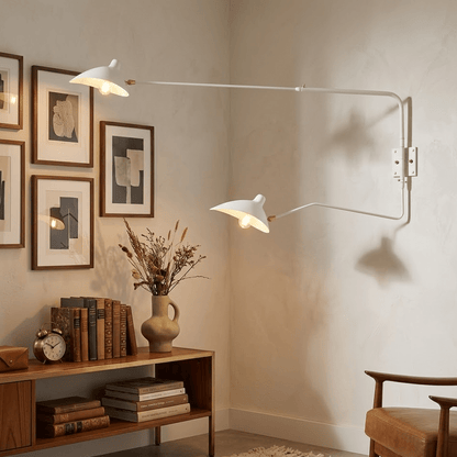 Multi-Arm Spider Wall Sconce - Adjustable Arms, Modern Design