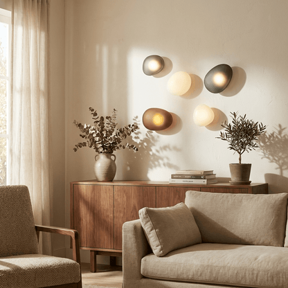 Elegant Bubble Glass Wall Lamp with Adjustable Brightness & Unique Des