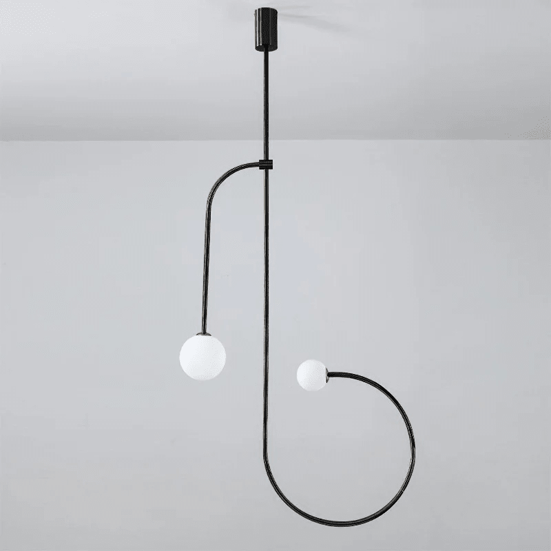 Mobile Chandelier with Adjustable Height and LED Lighting Features