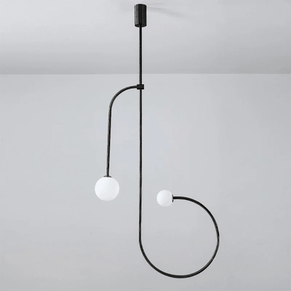 Mobile Chandelier with Adjustable Height and LED Lighting Features