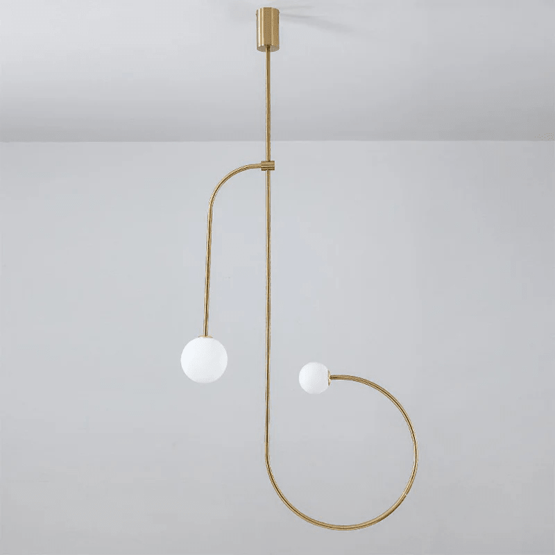 Mobile Chandelier with Adjustable Height and LED Lighting Features