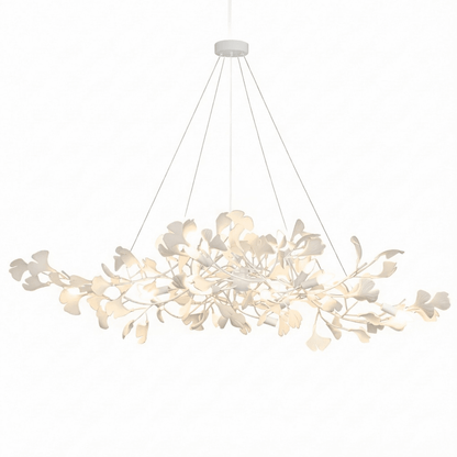 Gingko Bough Chandelier - Elegant Design with Adjustable Brightness