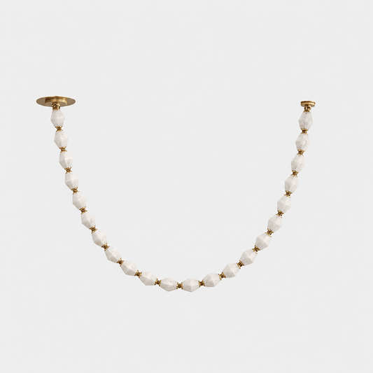 Riviere Chain Chandelier - Elegant Design, Adjustable Height, LED Comp