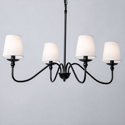 Timeless Gold Candle Chandelier - Elegant Design, Adjustable Height