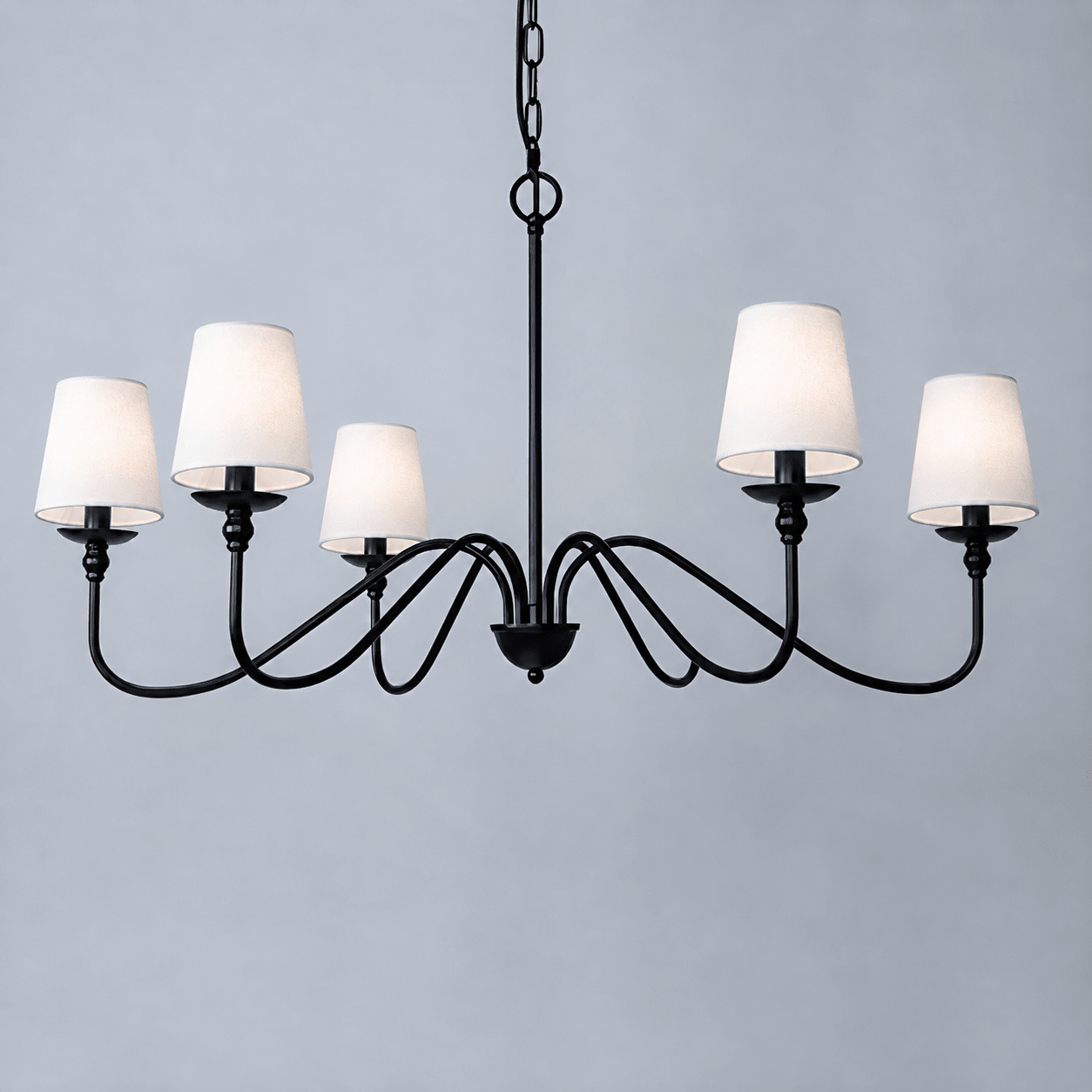 Timeless Gold Candle Chandelier - Elegant Design, Adjustable Height