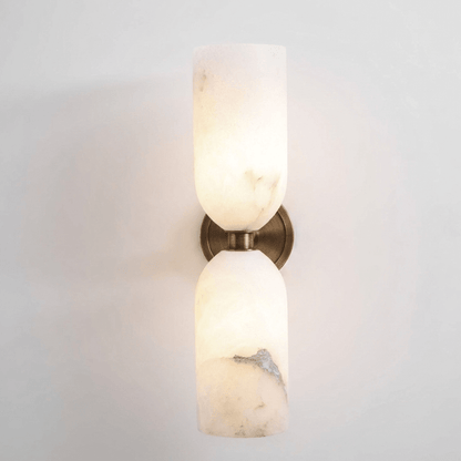Alabaster Nexus Wall Sconce - Elegant Design with Adjustable Brightnes
