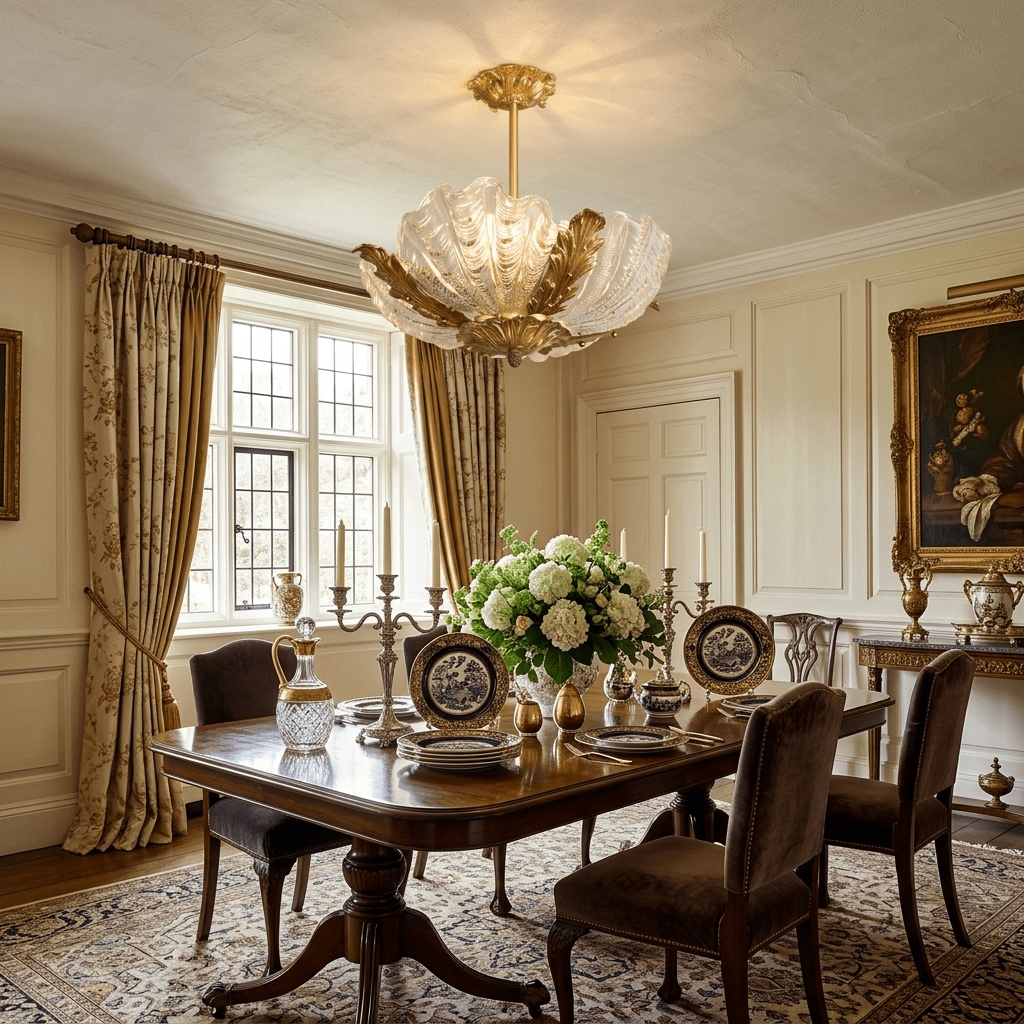 Aurelia Shell Chandelier - Elegant Design with Adjustable Height & LED