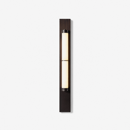 Columnar Alabaster Sconce - Elegant Wall Light with Warm Glow & Durabl