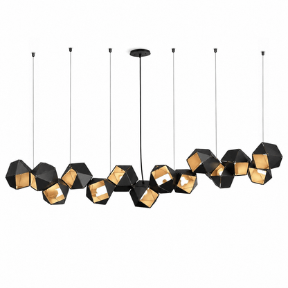 Facet Modular Chandelier - Customizable Design with LED Compatibility