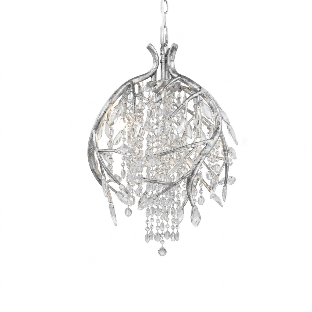Elegant Autumn Twilight Chandelier - Dimmable LED, Adjustable Height