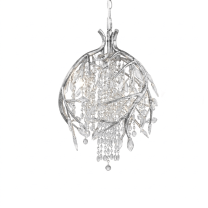 Elegant Autumn Twilight Chandelier - Dimmable LED, Adjustable Height